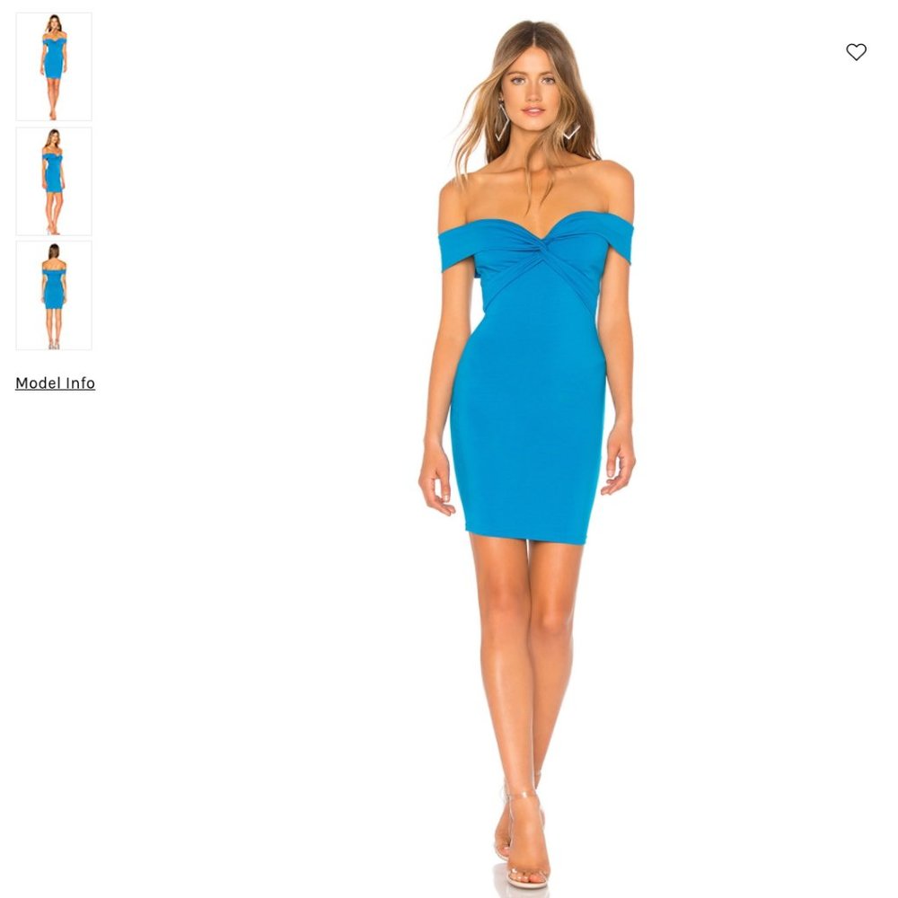Yumi Off Shoulder Knot Dress From REVOLVE